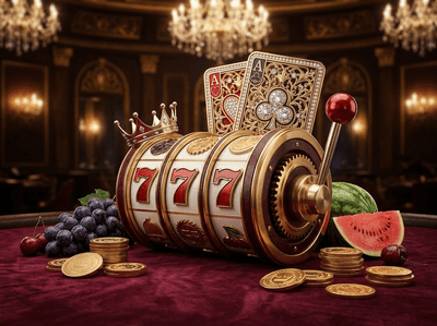 Premium online casino gaming interface with luxury slots and rewards